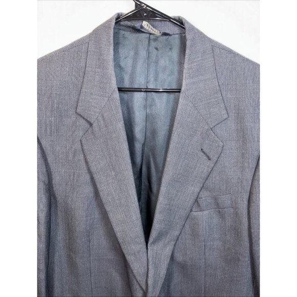 Burberry Blazer Men's 100% Pure Wool 2 Button Size 38 Color Blue - Picture 5 of 16